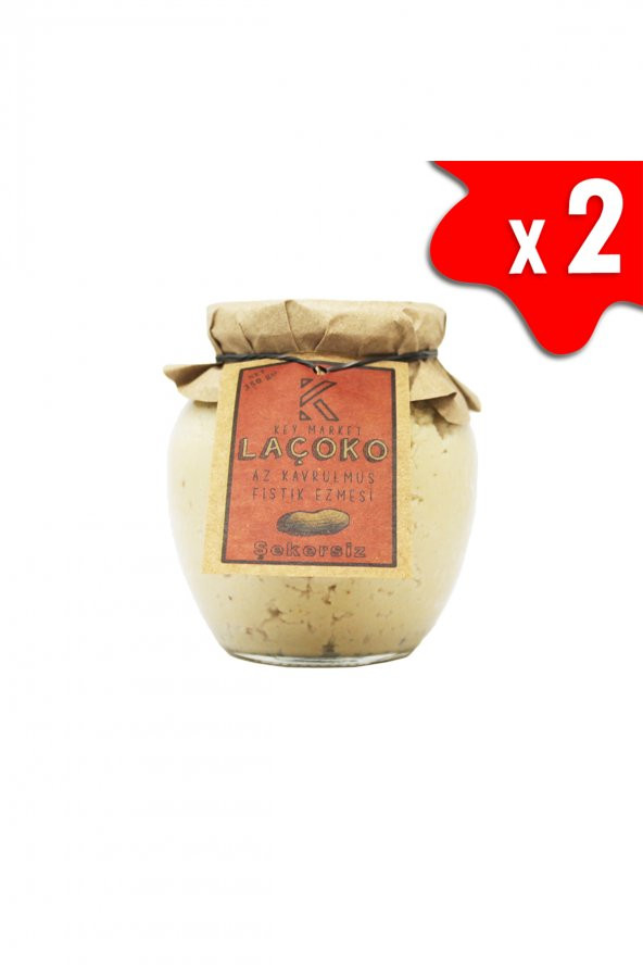 Laçoko Doğal Az Kavrulmuş (Çiğ) Yer Fıstığı Ezmesi 700 G