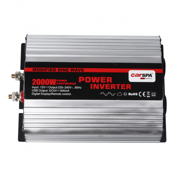 Carspa 2000W 12V Modifiye Sinüs İnverter