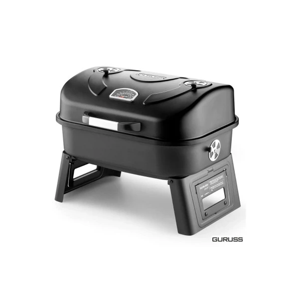 Guruss Go & Grill Mangal Barbekü Tam Set Siyah - 2