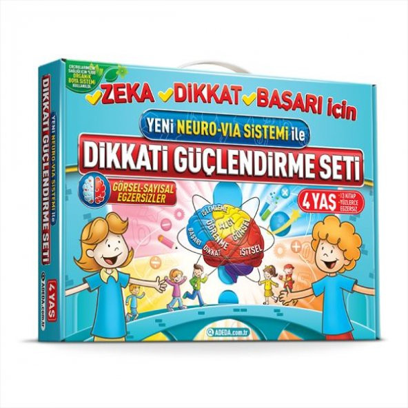 Dikkati Güçlendirme Seti - Anasınıfı - 4 Yaş Neuro Via