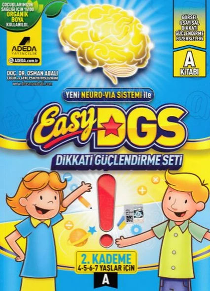 EASY Dikkati Güçlendirme Seti 4-7 yaş A Kitapçığı ürün görseli