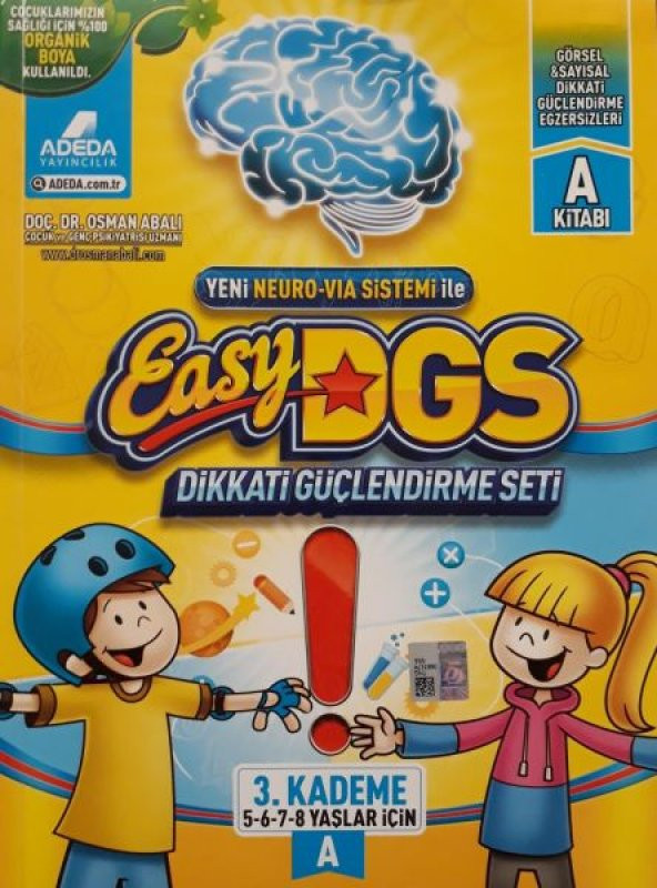 Easy Dikkati Güçlendirme Seti 3. Kademe A 5-8 Yaş (1 Kitap)