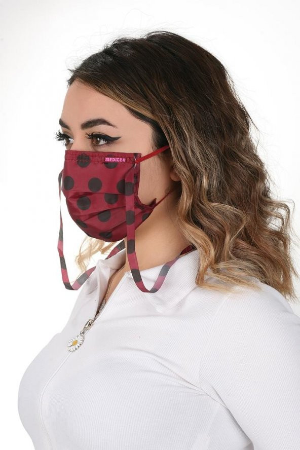 Gümüş İyonlu Boyundan Askılı Yıkanabilir Puanlı Maske - 2