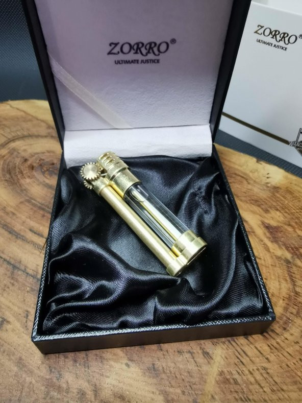 Kişiye Özel Gold Renk Benzinli Pirinç Gövde Çakmak