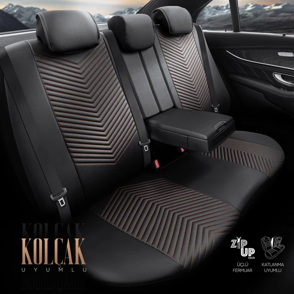 Otom Advanced Series Universal Oto Koltuk Kılıfı Füme-Taba - 6