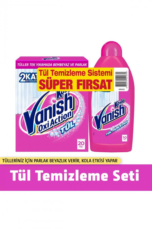 Vanish Kosla Tül Temizleyici Toz 450 Gr+ Parlatıcı