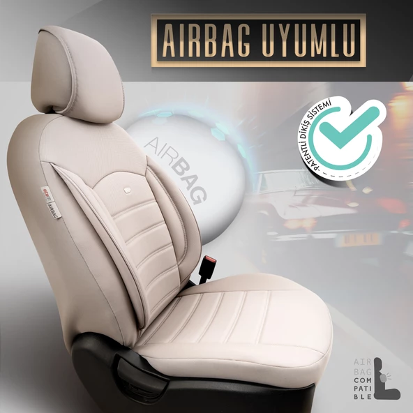 Otom Inspire Design Universal Seat Cover Bej - 3