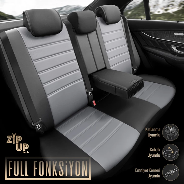 Otom Inspire Design Universal Seat Cover Füme-Siyah - 6