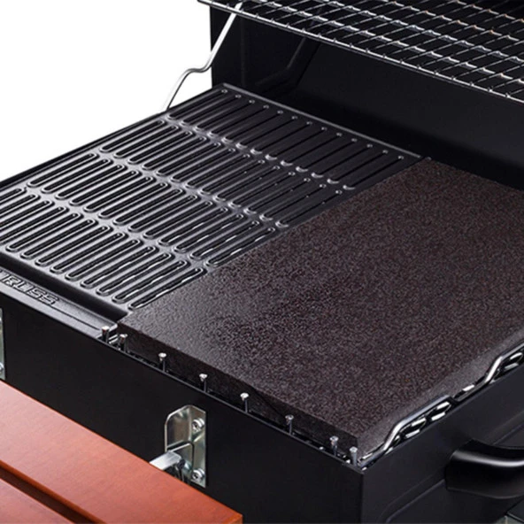 Guruss CG-075 Tam Set Siyah Kömürlü Barbekü Mangal - 4