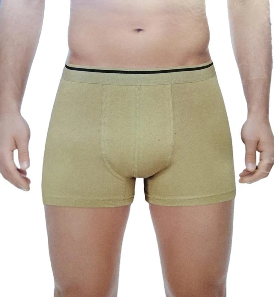 6 lı Paket Sedef Yıldızı Erkek Likralı Boxer Yüzde Yüz Pamuklu 1013 - 3