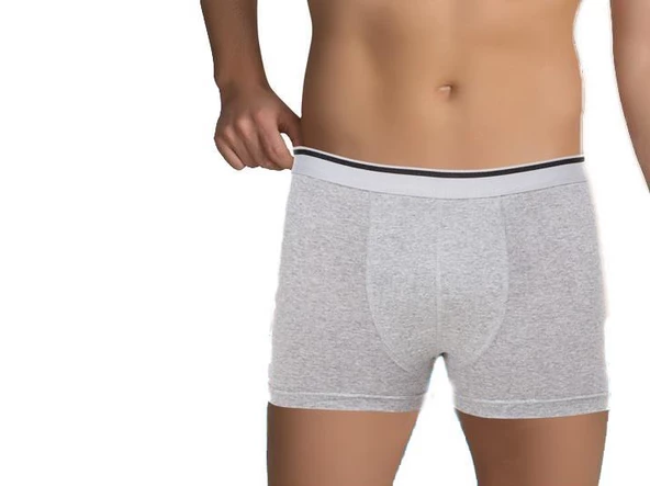 6 lı Paket Sedef Yıldızı Erkek Likralı Boxer Yüzde Yüz Pamuklu 1013