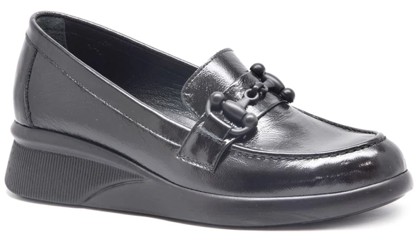 Gedikpaşalı Wst 23Y Z702 1 Siyah Rugan Bayan Ayakkabı Kadın Casual ürün görseli