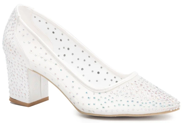 Gedikpaşalı End 20Y 5167 Beyaz Bayan Ayakkabı Abiye ürün görseli