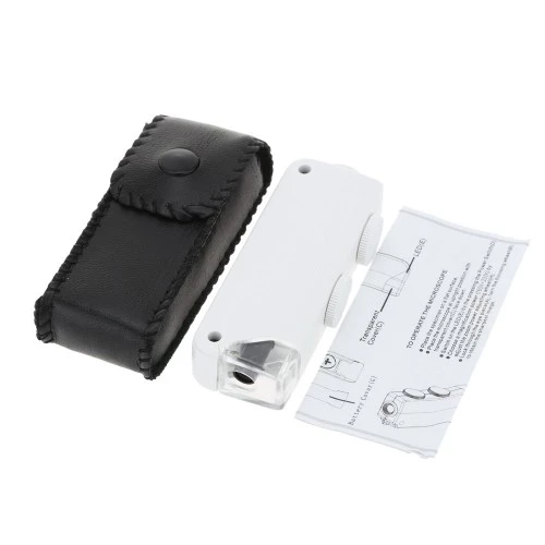 Mini 160X-200X Fonksiyonlu Yakınlaştırma - Ayarlanabilir Mikroskop LED ile Büyüteç Büyüteç Aracı - MG10081-1A - 8