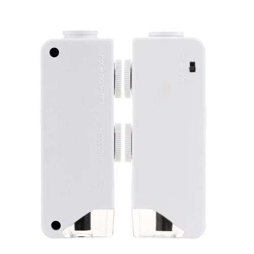Mini 160X-200X Fonksiyonlu Yakınlaştırma - Ayarlanabilir Mikroskop LED ile Büyüteç Büyüteç Aracı - MG10081-1A - 4