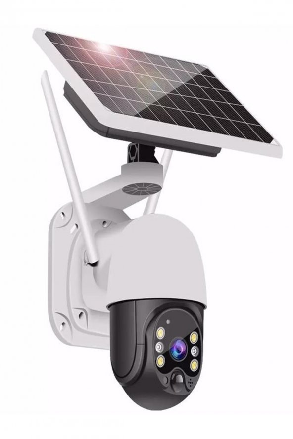 Wi-fi Solar Panelli Outdoor Kamera Ip Kamera Speed Dome Ptz 1080p Kamera