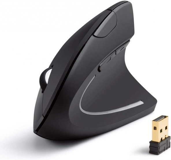 Kablosuz Vertical Mouse 1600DPI Ergonomik Dikey Mouse