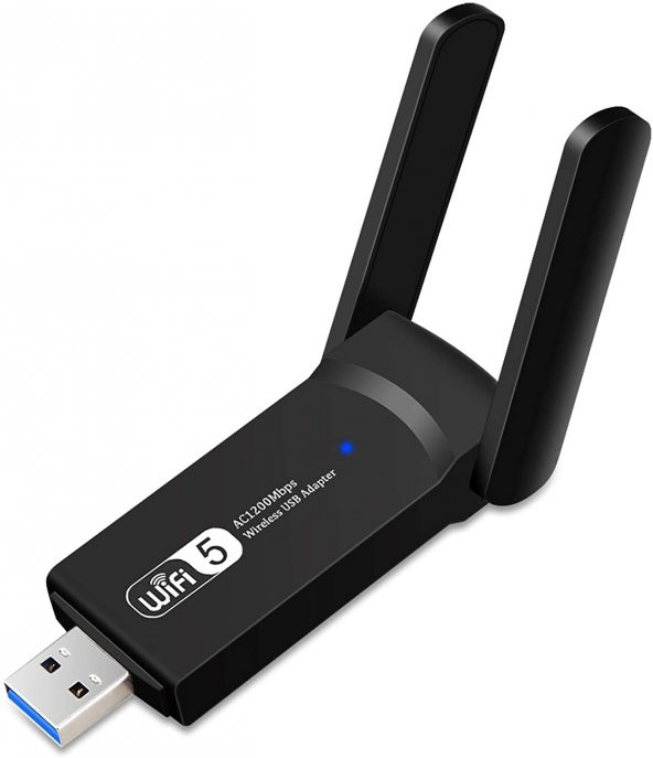 AC1200 Mbps Dual Band USB 3.0 Adaptör Kablosuz Wifi Alıcı