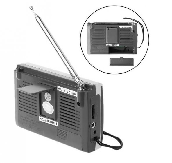 Taşınabilir Pilli Cep Radyosu Deprem Çantası Radyosu Am Fm Mini Radyo - 3