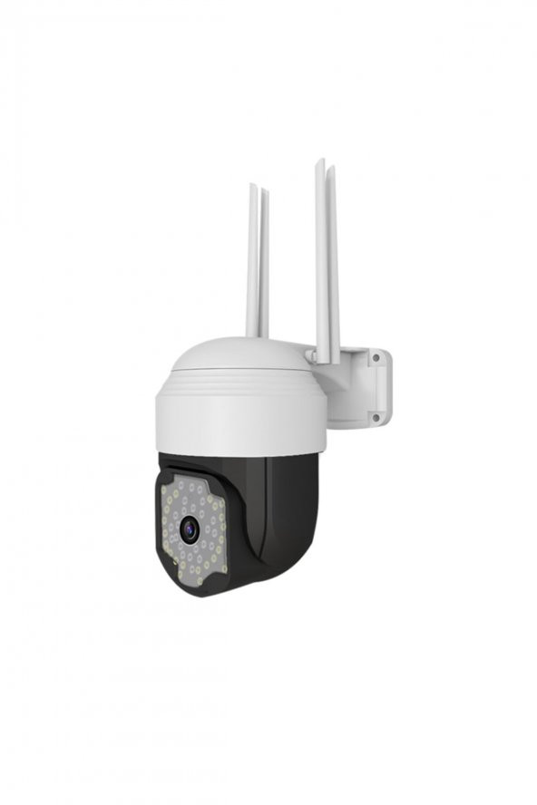 Motorlu Ip Kamera + 1080p Speed Dome Ptz 2mp Dış Mekan Ip40 48 Led