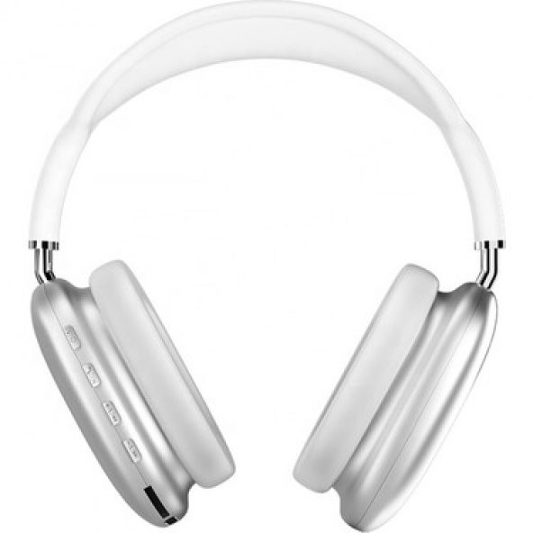 Airmax Kablosuz Kulaklık Kulak Üstü Bluetooth Kulaklık 5.0 + EDR 2022 Versiyon - Beyaz