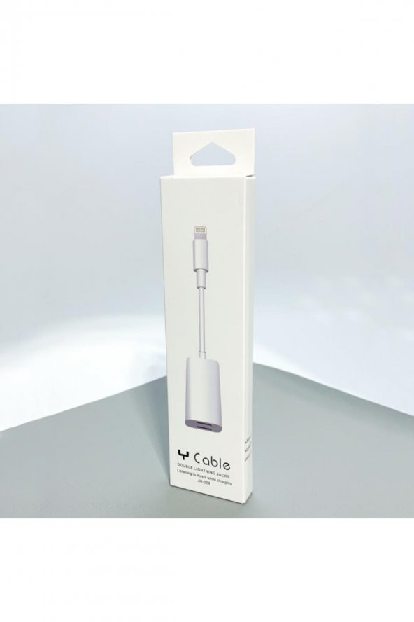 Iphone Lightning Şarj + Kulaklık Çoklayıcı Y Adaptör - 2
