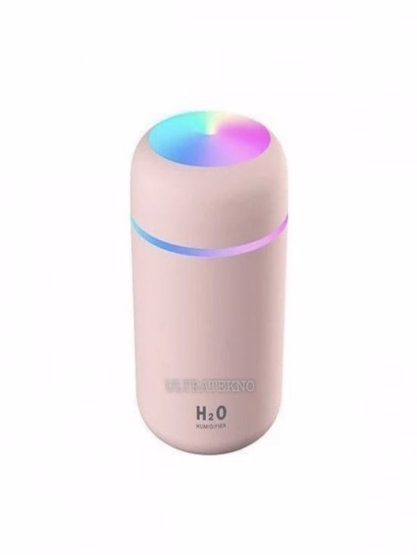 H2O Humidifier Hava-oda- Araç Nemlendirici Led Işıklı Buhar Makinesi
