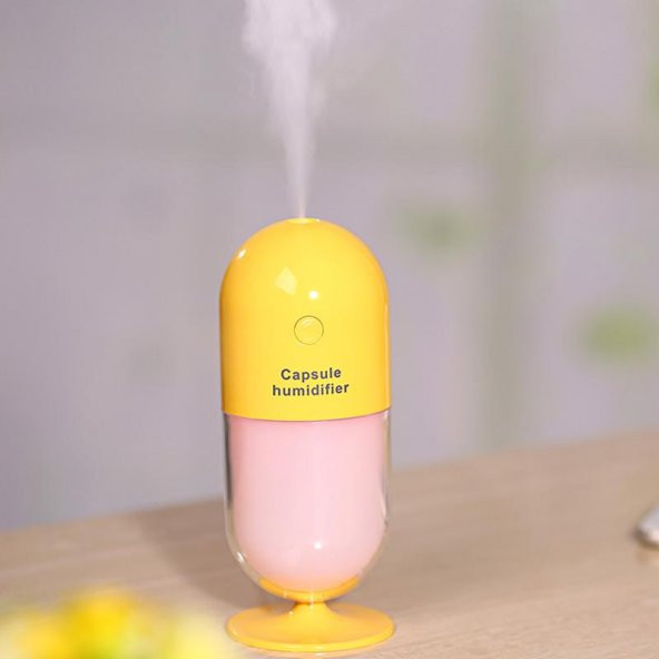 Hava Nemlendirici Buhar Makinesi 120ml Ultrasonik Kapsül Model Anti Stres - 1