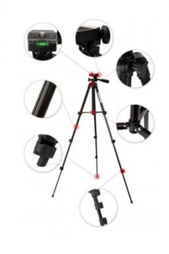 Profesyonel Kamera Telefon Tripod Tf-3120 102 cm - 2