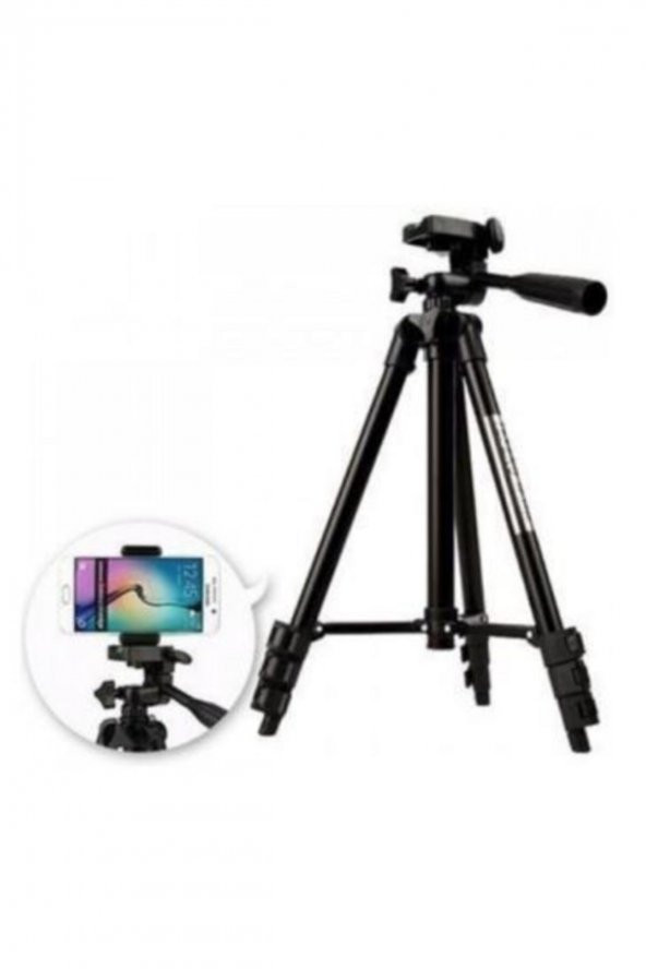Profesyonel Kamera Telefon Tripod Tf-3120 102 cm - 3