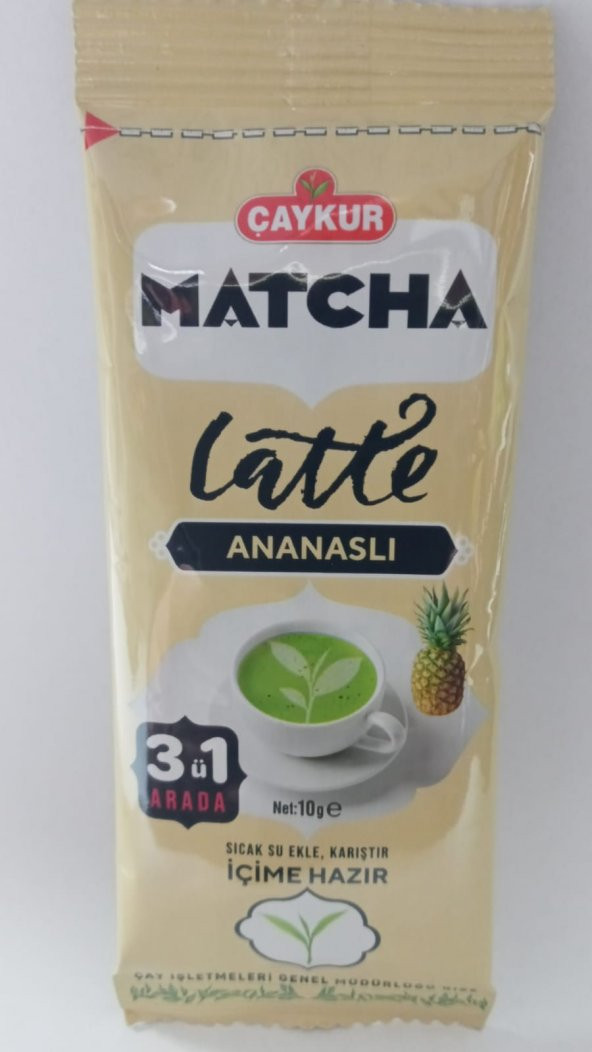 Matcha Latte Ananaslı 3Ü1 ARADA 10 GR