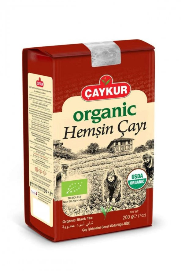 Organik Hemşin Çayı Karton Kutu 200 Gr