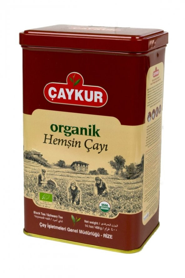 Organik Hemşin Teneke 400 gr ( 10 Adet )