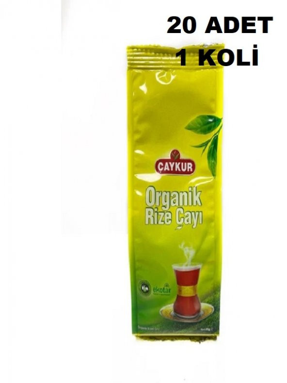 ORGANİK RİZE ELEKALTI  1 KOLİ 80 GR X 20 ADET