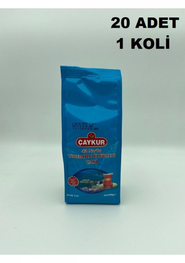 42 NOLU TİREBOLU ELEKALTI  1 KOLİ 80 GR X 20 ADET