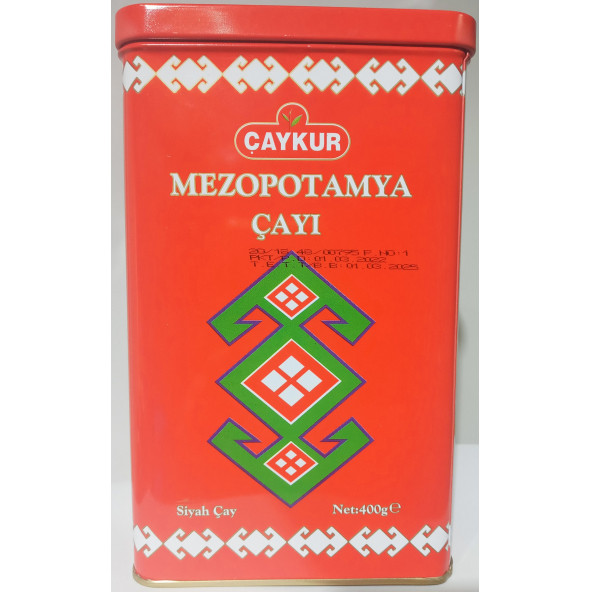 MEZOPOTAMYA ÇAYI TENEKE KUTU 400 GR