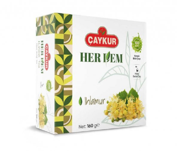 HERDEM IHLAMUR KARIŞIK BİTKİ ÇAYI 160 GR (Bardak Poşet Çay)