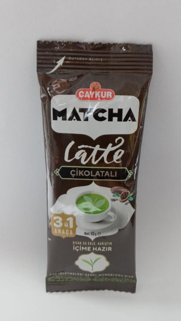 Matcha Latte Çikolatalı 3Ü1 ARADA 10 GR