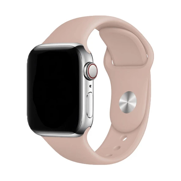 E2M CLASSIC SİLİKON APPLE WATCH KORDON 42-44-45-49MM PUDRA