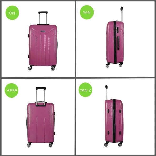 Vegmann Vela Violet Orta Boy Valiz - Resim 2