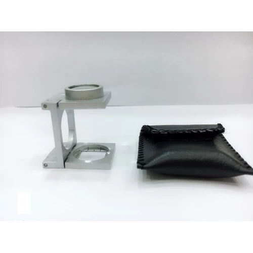 1cm Full ÇelikKaplı Full Çelik Kaplı Katlamalı Büyüteç TH-9008A - 6