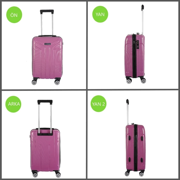 Vegmann Vela Violet Kabin Boy Valiz - Resim 2