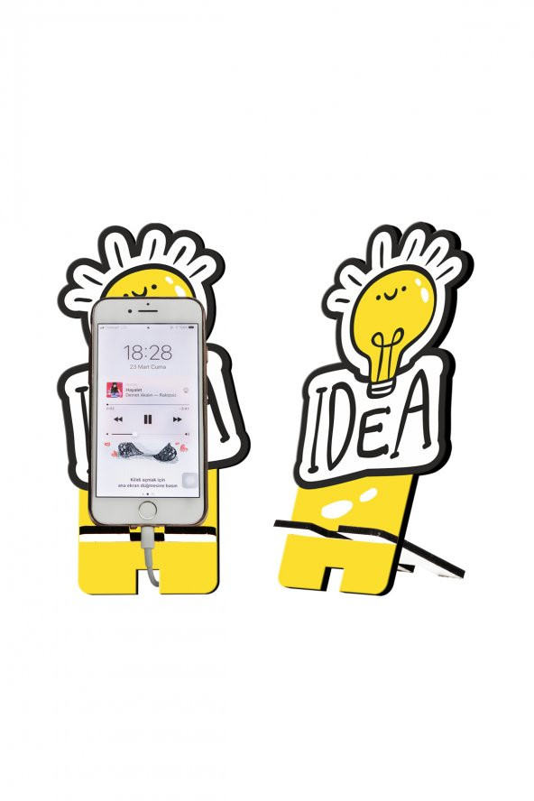 Idea Tasarım Ahşap Telefon Standı