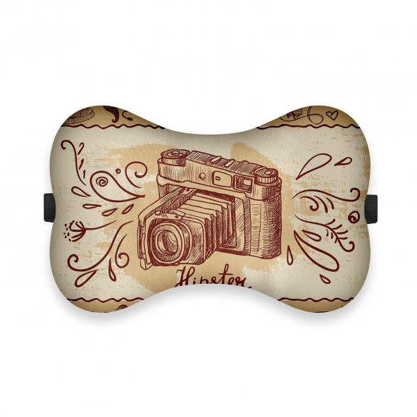 Özel Baskılı Ortopedik Tasarım Oto Seyehat Boyun Yastığı