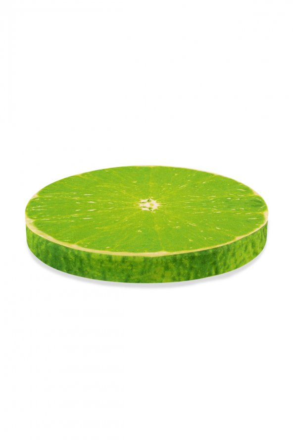 Yeşil Limon Tasarım Daire Yastık Minder 40x40x5 cm