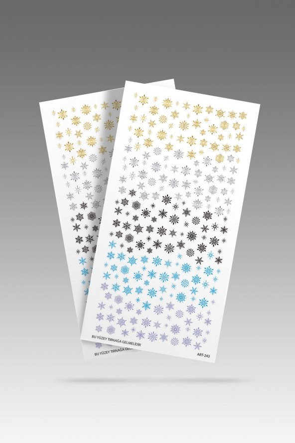 2 Li Kartanesi Tırnak Dövmesi, Tırnak Sticker, Nail Tattoo, Nail Art - 2