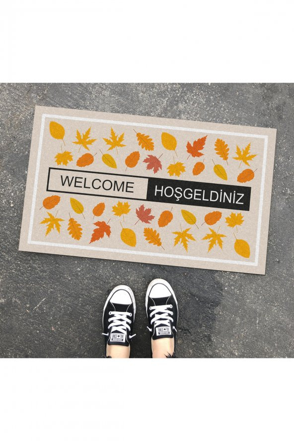 Sonbahar Tasarım Kapı Önü ve Ev İçi Paspas 45x75 cm