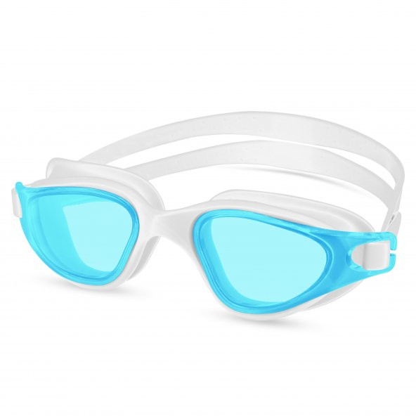 Swimmer Buğu Yapmaz Yüzücü Gözlüğü UV Korumalı Yüzme Havuz Deniz Gözlüğü Turkuaz