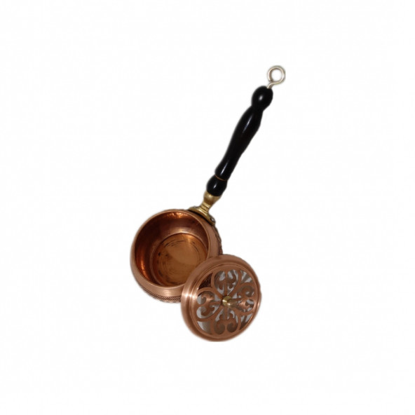 SAFİR Bakır tütsülük buhurdanlık döküm tütsülük A++ SAFİR ÇAY KAZANLARI - 5