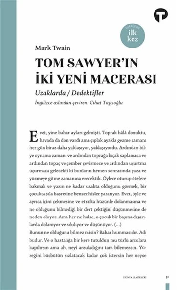 Tom Sawyer’ın İki Yeni Macerası ürün görseli 1